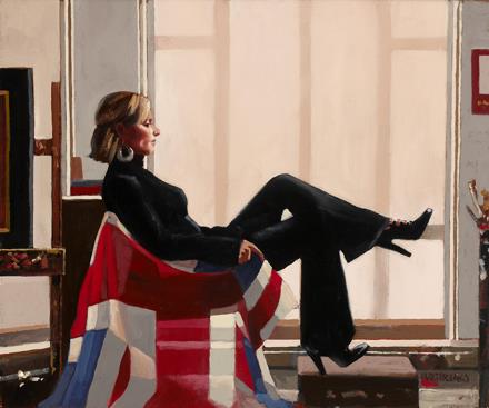 Olympia Portrait de Zara Phillips Contemporain Jack Vettriano Peintures à l'huile